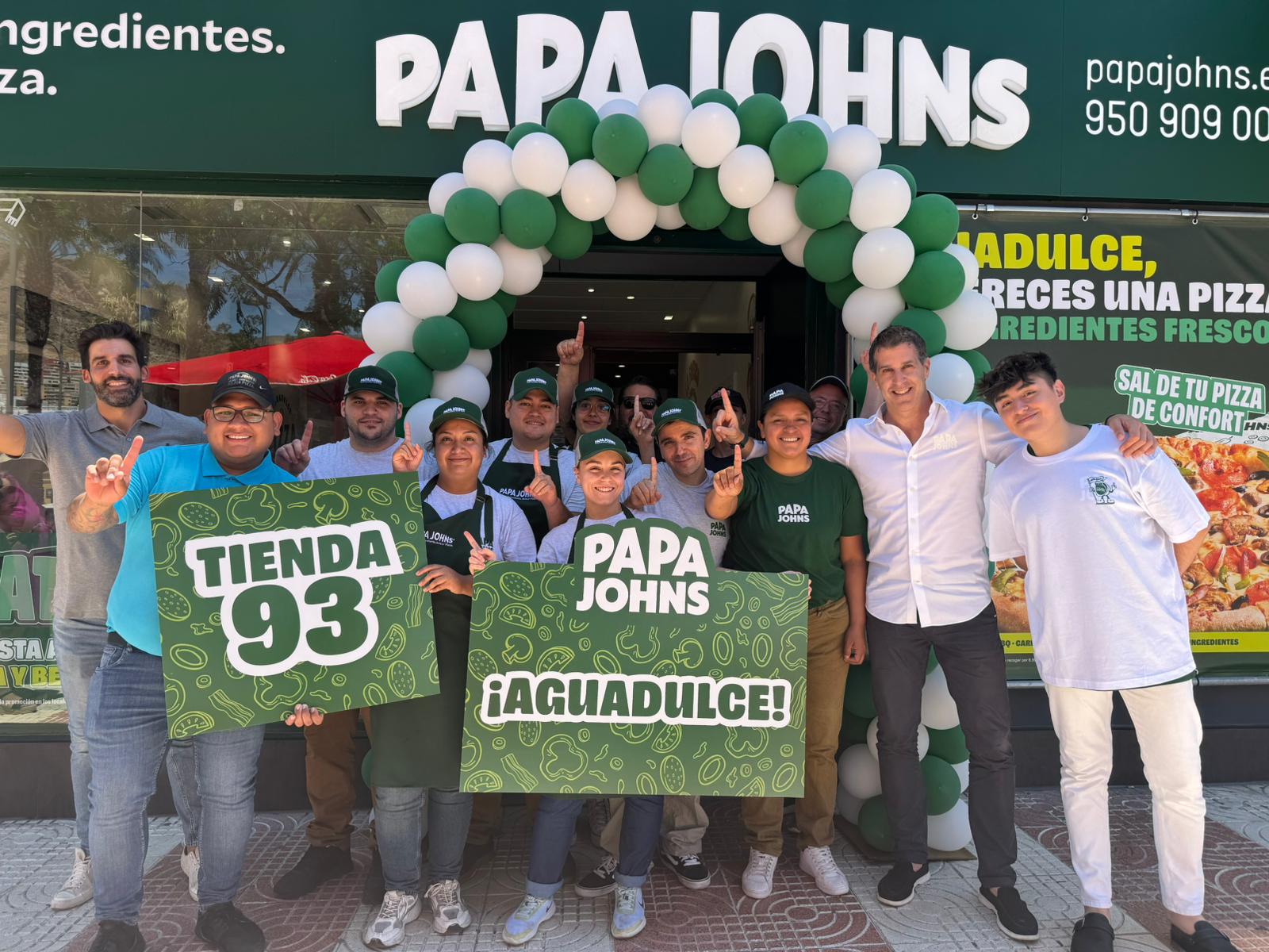 El crecimiento de Papa Johns es imparable: refuerza su presencia en Santander y abre nueva unidad en Aguadulce, Almería