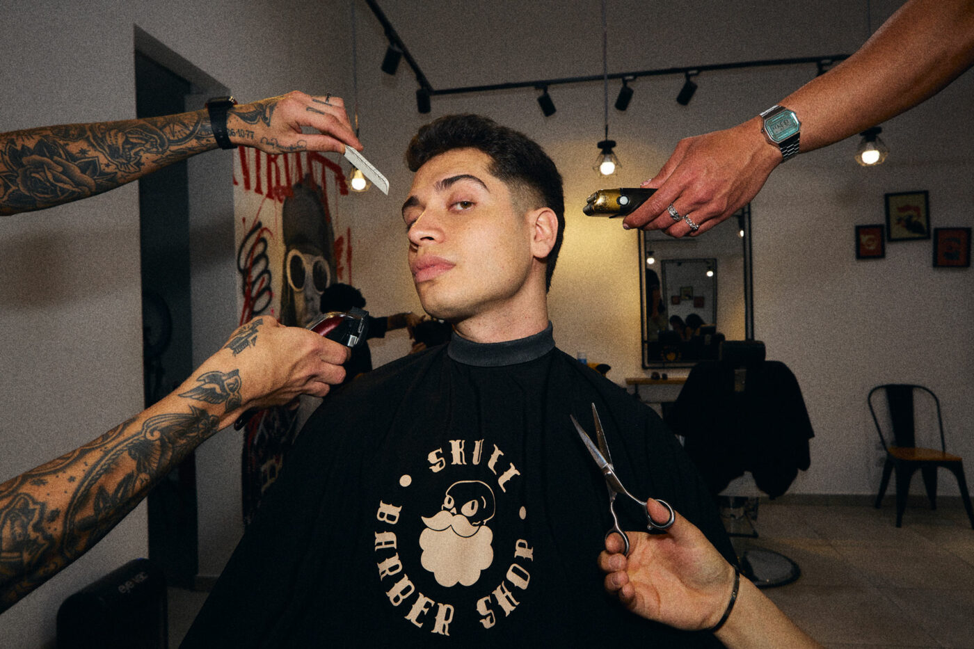 Abre el quinto salón de Skull Barber Shop en Barcelona
