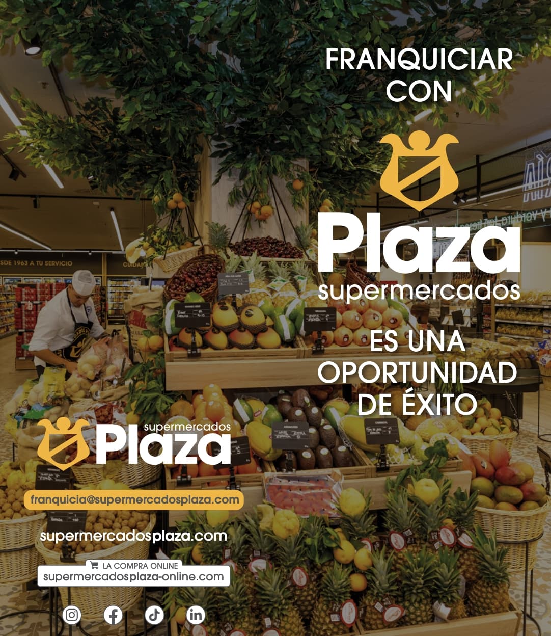 Plaza Supermercados busca franquiciados para expandir su modelo de supermercado premium