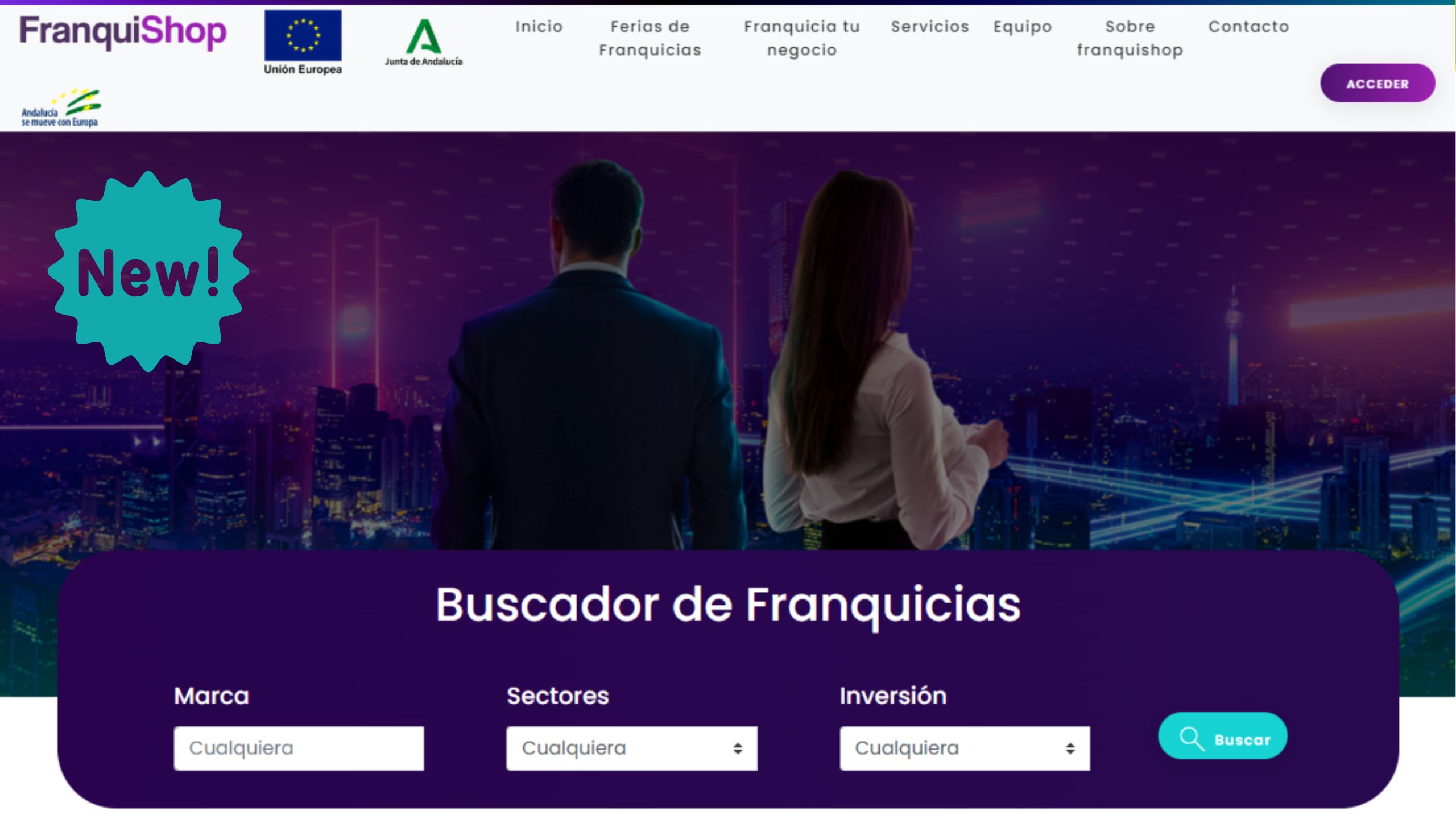 Nuevo buscador de franquicias FranquiShop