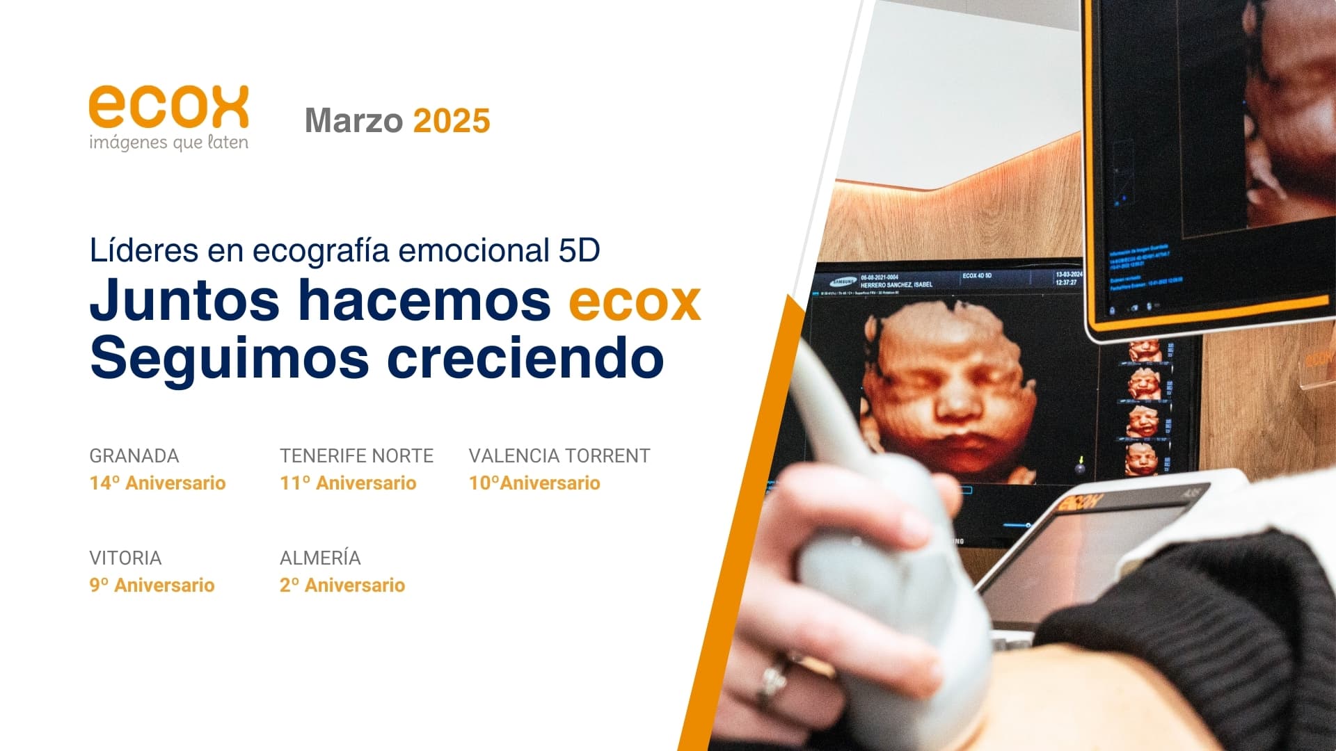 ECOX 5D aniversarios mes de Marzo, juntos hacemos ecox. Seguimos creciendo
