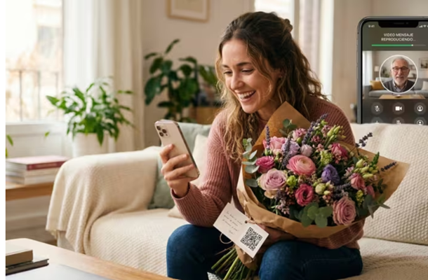 Del pétalo al QR; La digitalización de los sentimientos
