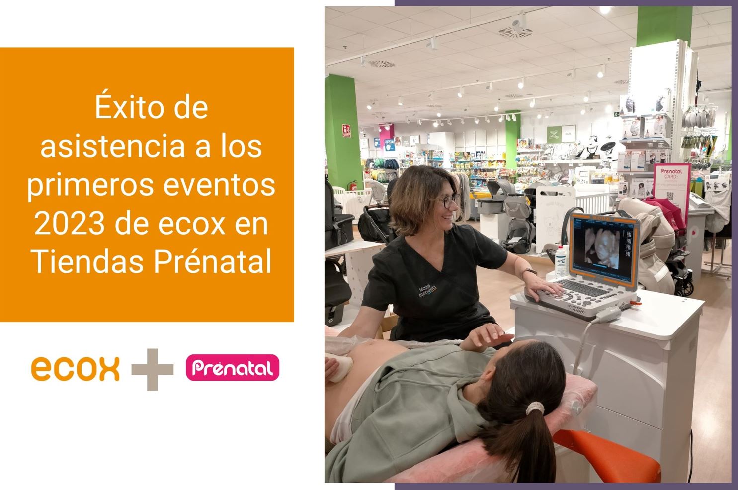 Éxito de participación en los eventos 2023 ecox-Prénatal