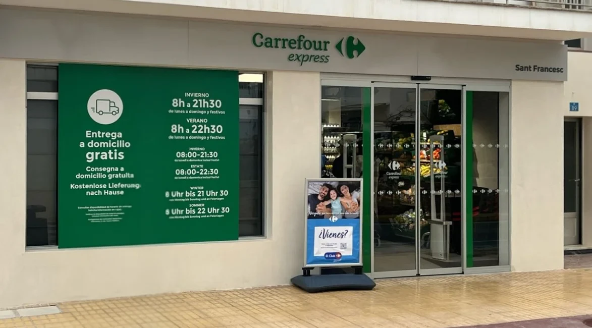 Carrefour crece en Baleares con dos nuevos supermercados en Formentera y Mahón