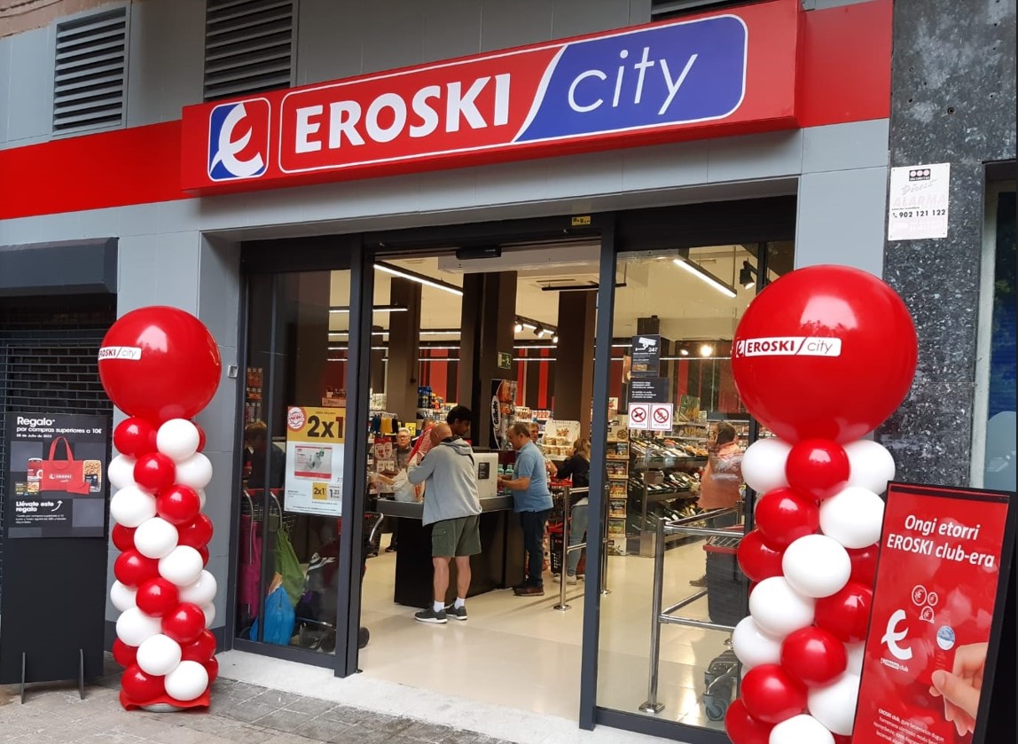 EROSKI inauguró 65 franquicias en 2023