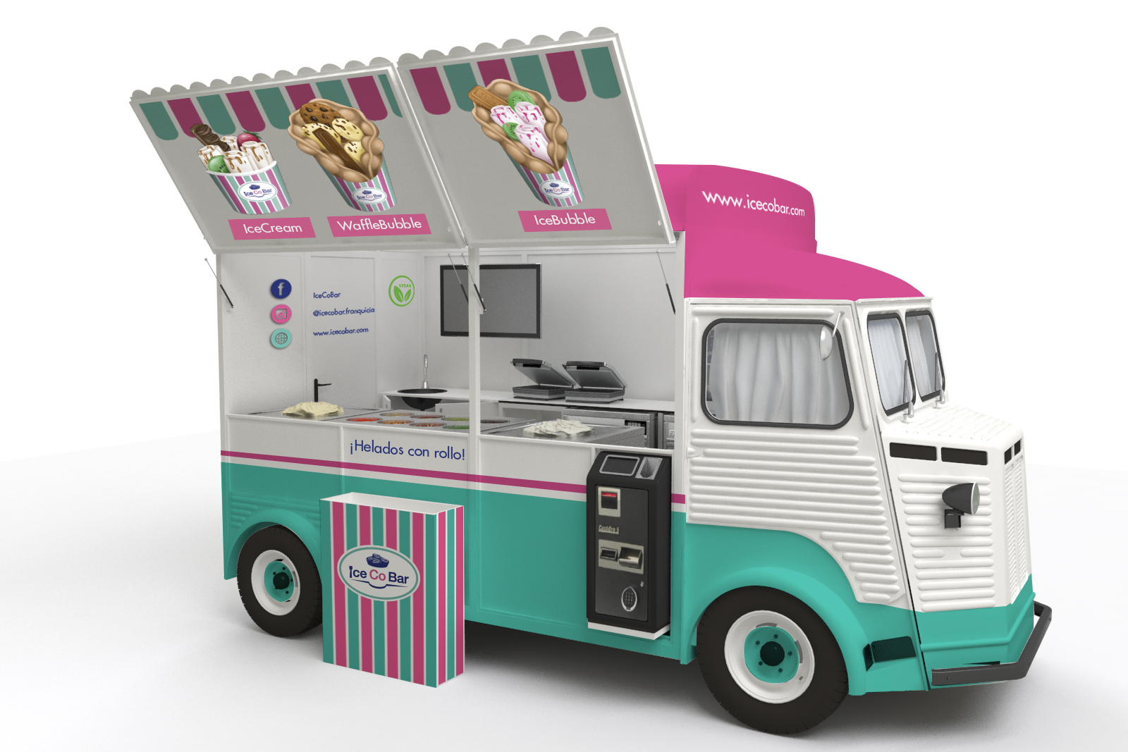 LA CADENA DE HELADOS ICECOBAR LANZA SU FOODTRUCK