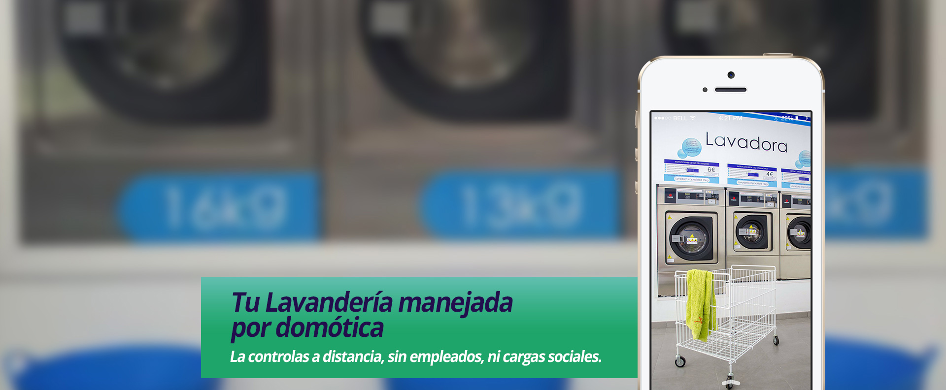 OPEN WASH; TU LAVANDERÍA AUTOSERVICIO MANEJADA POR DOMÓTICA
