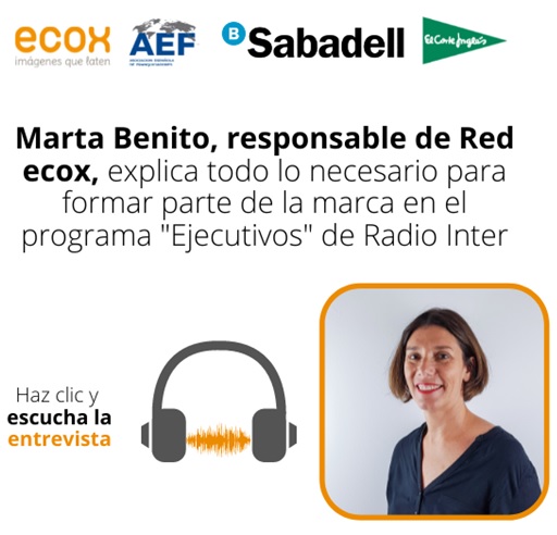 MARTA BENITO, RESPONSABLE DE RED ECOX Y PRODUCT MANAGER PRESENTA EL ACUERDO DE IMPLANTACIÓN DE FRANQUICIAS ECOX EN EL CORTE INGLÉS.