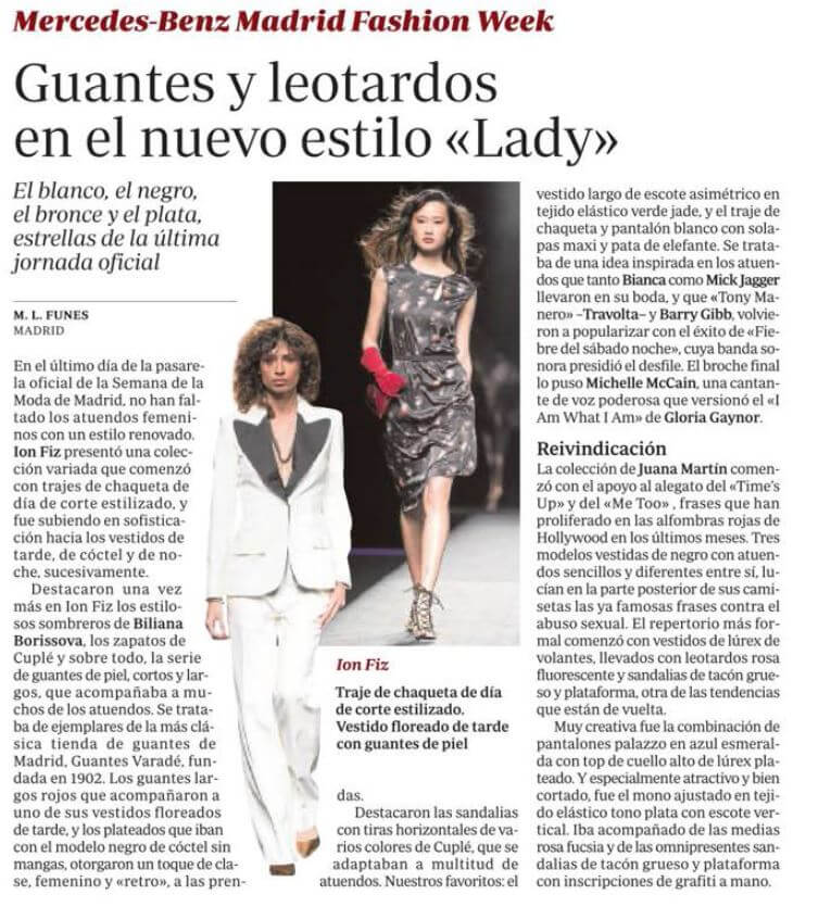 LA FIRMA CUPLÉ, PRESENTE EN FRANQUISHOP SEVILLA, HA DESFILADO EN CIBELES