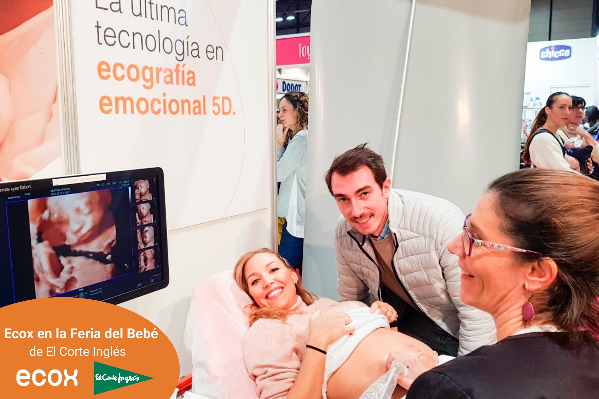 ECOX4D5D PARTICIPA EN LA FERIA DEL BEBÉ DE EL CORTE INGLÉS GRACIAS AL ACUERDO VIGENTE ENTRE MARCAS