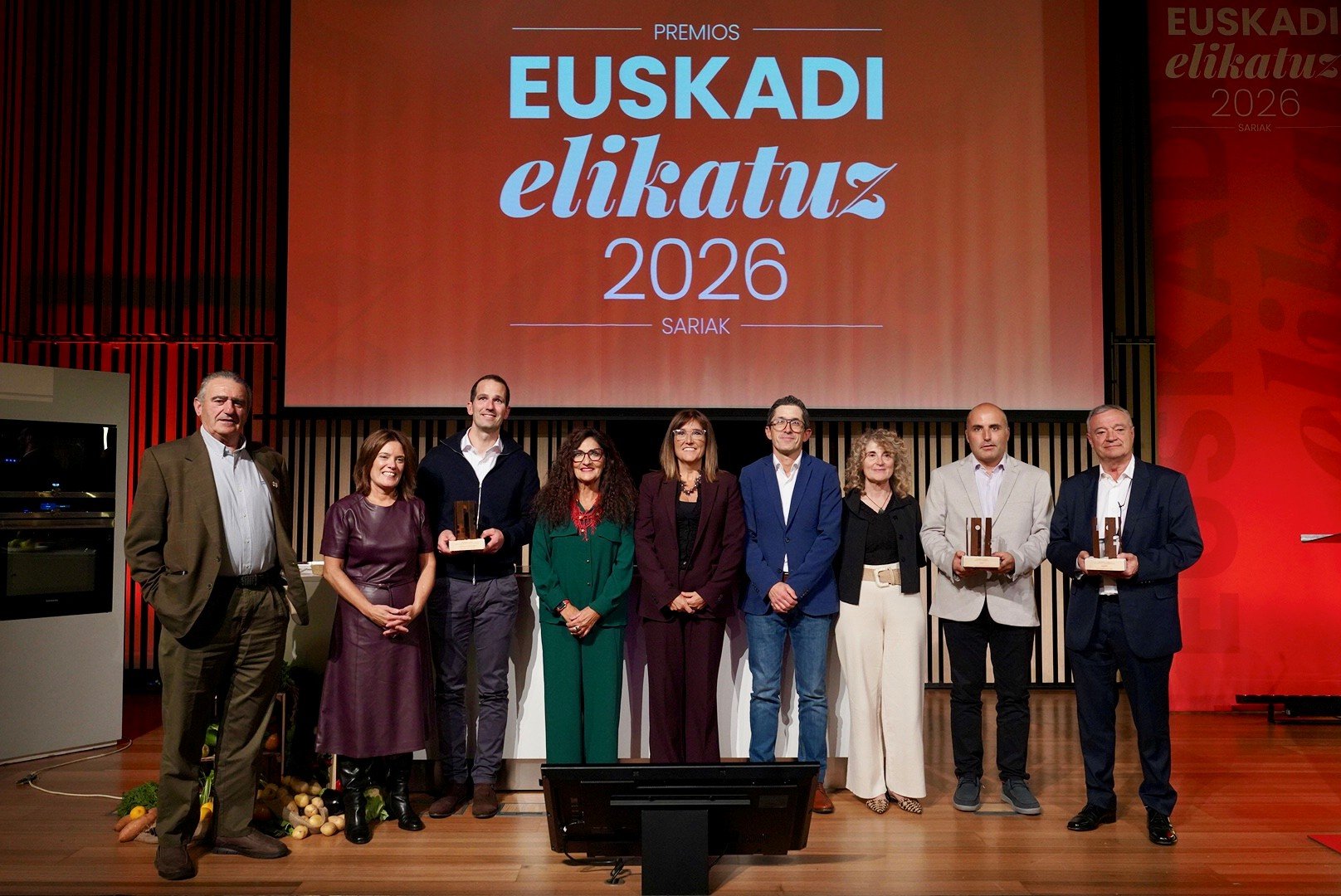 Udapa, Euskaber y Carnicería Fernández Terreros, ganadores de la primera edición de los Premios Euskadi Elikatuz
