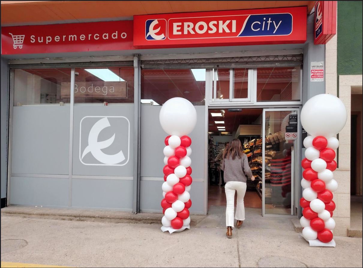 EROSKI INAUGURA UN NUEVO SUPERMERCADO  FRANQUICIADO EN FUSTIÑANA, NAVARRA